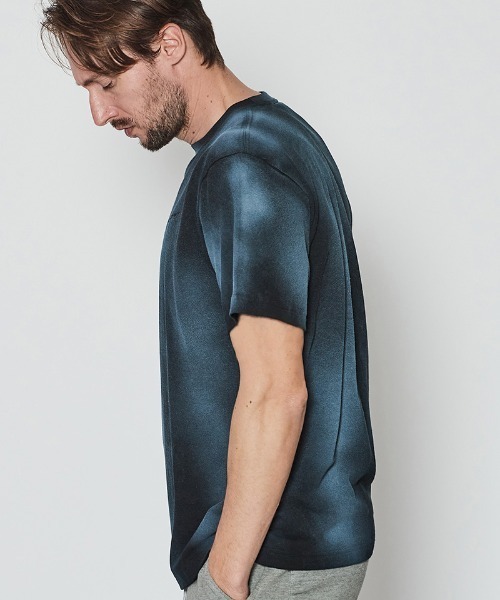 ACANTHUS（アカンサス）の「mt9084- Hand Spray Paint Tee Tシャツ（Tシャツ/カットソー・メンズ・アッシュ/ブラック・XL/L/M/S）」の7枚目の写真