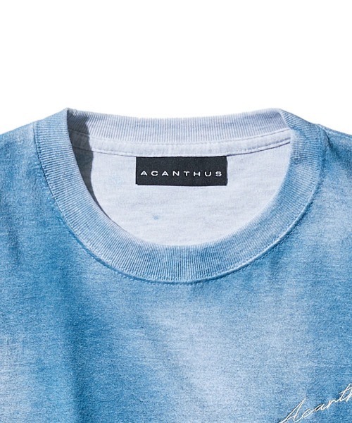 ACANTHUS（アカンサス）の「mt9084- Hand Spray Paint Tee Tシャツ（Tシャツ/カットソー・メンズ・アッシュ/ブラック・XL/L/M/S）」の12枚目の写真