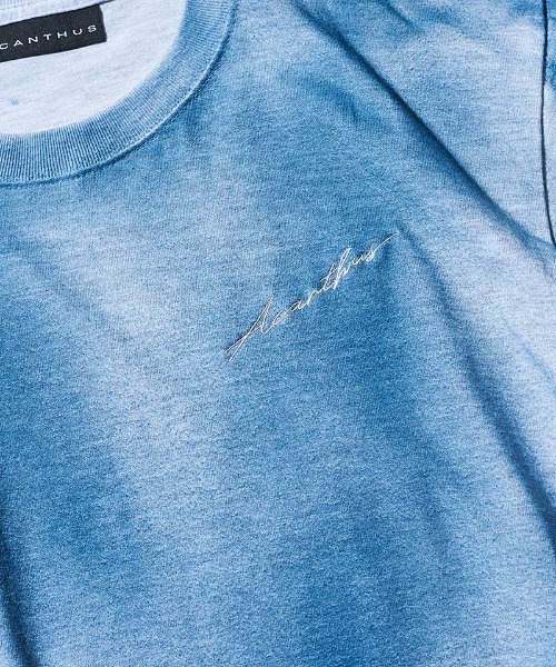 ACANTHUS（アカンサス）の「mt9084- Hand Spray Paint Tee Tシャツ（Tシャツ/カットソー・メンズ・アッシュ/ブラック・XL/L/M/S）」の15枚目の写真