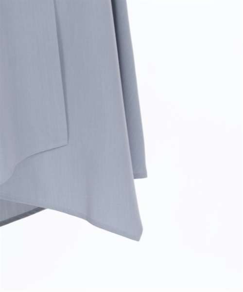 axes femme POETIQUE（アクシーズファムポエティック）の「チャイナボタンイレヘムスカート（スカート・レディース・ダークグリーン/グレー/ブラック・MEDIUM）」の8枚目の写真