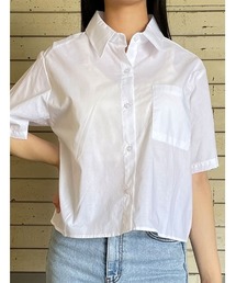 襟付きシャツブラウス 全3色 可愛い