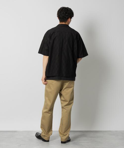 Right-on(ライトオン)の「Other(ソノタ)レースオープンカラーシャツ(シャツ/ブラウス・メンズ・ブラック/オリーブ/ブラウン・L/XL/M)」の13枚目の写真
