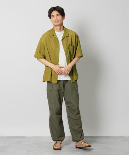 Right-on(ライトオン)の「Other(ソノタ)レースオープンカラーシャツ(シャツ/ブラウス・メンズ・ブラック/オリーブ/ブラウン・L/XL/M)」の18枚目の写真