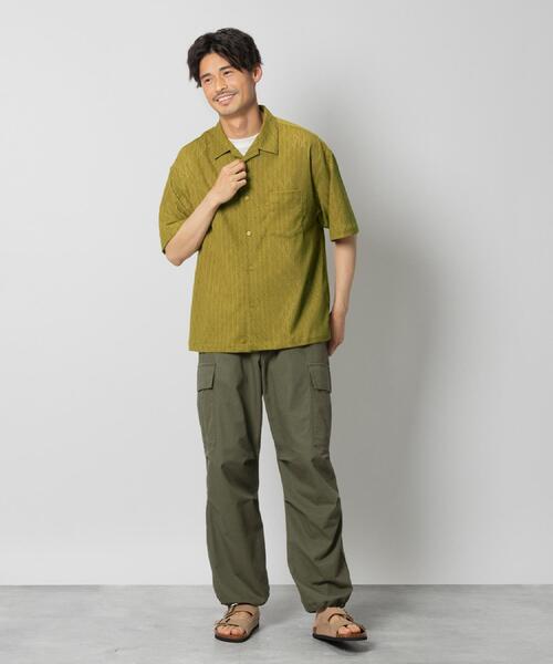 Right-on(ライトオン)の「Other(ソノタ)レースオープンカラーシャツ(シャツ/ブラウス・メンズ・ブラック/オリーブ/ブラウン・L/XL/M)」の20枚目の写真