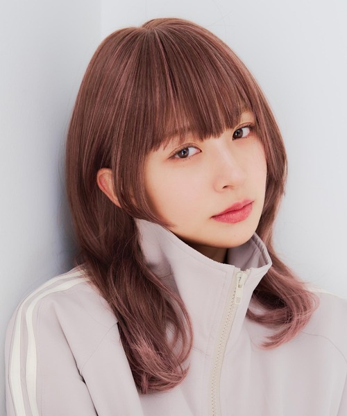 LINEASTORIA(リネアストリア)の「【フルウィッグ・ミディアム】シャトンミディ(ウィッグ・レディース・ブラック/グレー系/ブラウン/ピンク系/ベージュ系・FREE)」の19枚目の写真