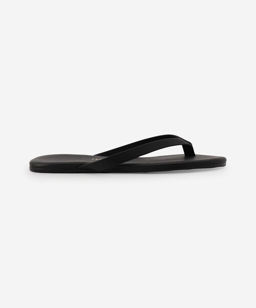 TKEES ブラック トングサンダル USA 06 ティキーズ TKEES レザートングサンダル （SABLE） -waja bazar