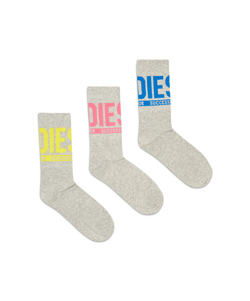DIESEL(ディーゼル)の「メンズ ソックス 3枚パック(ソックス/靴下・メンズ・ブラック/マルチ/ホワイト/その他/その他3・MEDIUM/SMALL/LARGE)」の13枚目の写真