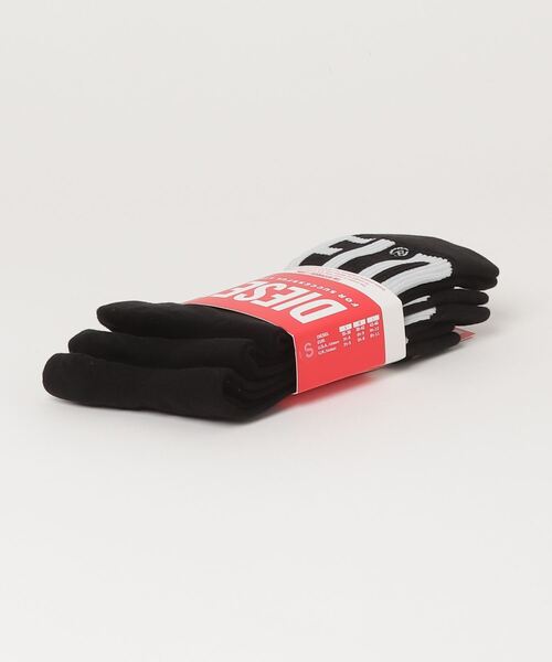 DIESEL(ディーゼル)の「メンズ ソックス 3枚パック(ソックス/靴下・メンズ・ブラック/マルチ/ホワイト/その他/その他3・MEDIUM/SMALL/LARGE)」の17枚目の写真