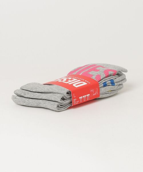 DIESEL(ディーゼル)の「メンズ ソックス 3枚パック(ソックス/靴下・メンズ・ブラック/マルチ/ホワイト/その他/その他3・MEDIUM/SMALL/LARGE)」の15枚目の写真