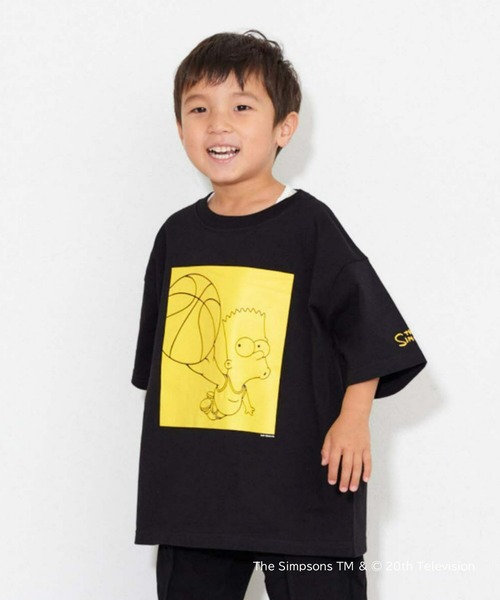 The Simpsons(ザ・シンプソンズ)の「【THE SIMPSONS】 KIDS スポーツグラフィックTEE(Tシャツ/カットソー・キッズ・ブラック系その他/ブラック系その他3/ブラック/ブラック系その他2・100/120/140)」の3枚目の写真