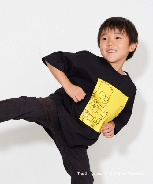 The Simpsons(ザ・シンプソンズ)の「【THE SIMPSONS】 KIDS スポーツグラフィックTEE(Tシャツ/カットソー・キッズ・ブラック系その他/ブラック系その他3/ブラック/ブラック系その他2・100/120/140)」の4枚目の写真
