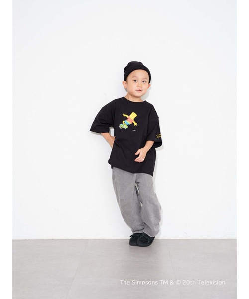 The Simpsons(ザ・シンプソンズ)の「【THE SIMPSONS】 KIDS スポーツグラフィックTEE(Tシャツ/カットソー・キッズ・ブラック系その他/ブラック系その他3/ブラック/ブラック系その他2・100/120/140)」の17枚目の写真