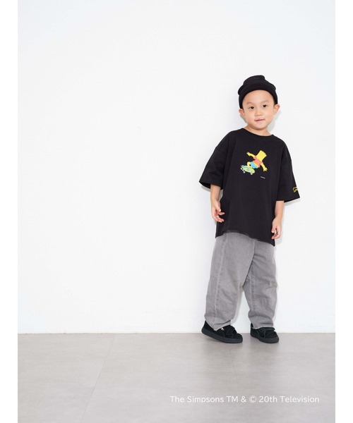 The Simpsons(ザ・シンプソンズ)の「【THE SIMPSONS】 KIDS スポーツグラフィックTEE(Tシャツ/カットソー・キッズ・ブラック系その他/ブラック系その他3/ブラック/ブラック系その他2・100/120/140)」の16枚目の写真