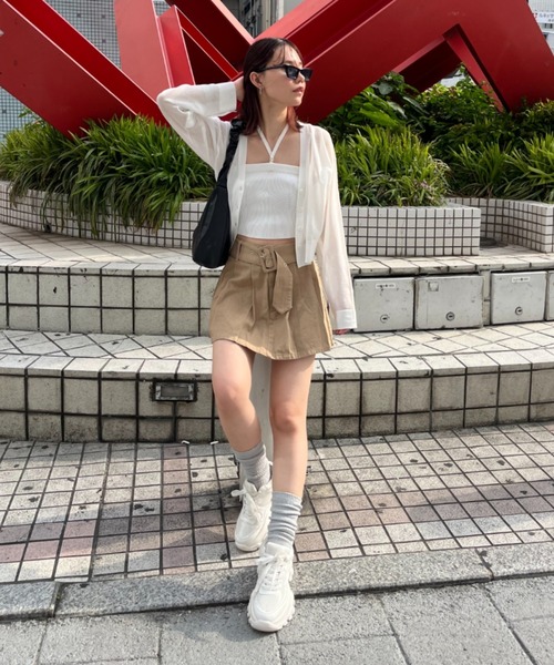 ツイルプリーツミニスカート（スカート）｜y/m by 石堂恵菜（イムバイイシドウケイナ）