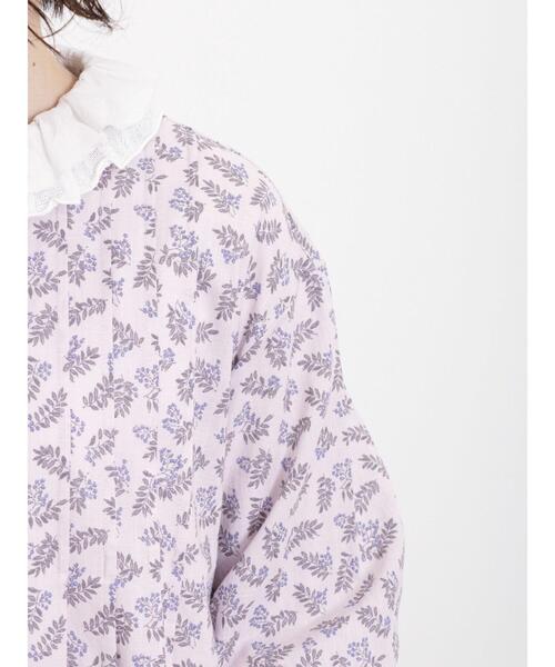 Samansa Mos2(サマンサ モスモス)の「実柄後ろリボンワンピース(ワンピース・レディース・キナリ/ブラック/ピンク・F)」の8枚目の写真