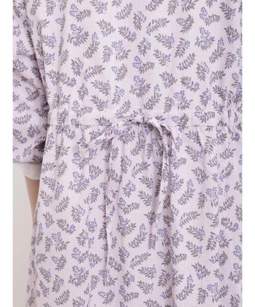 Samansa Mos2(サマンサ モスモス)の「実柄後ろリボンワンピース(ワンピース・レディース・キナリ/ブラック/ピンク・F)」の12枚目の写真