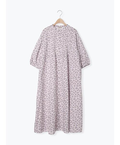 Samansa Mos2(サマンサ モスモス)の「実柄後ろリボンワンピース(ワンピース・レディース・キナリ/ブラック/ピンク・F)」の15枚目の写真