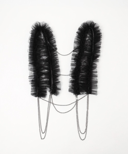 HARE（ハレ）の「フリルデザインハーネス(HARE)（サスペンダー・レディース・ホワイト/ブラック・FREE）」の11枚目の写真