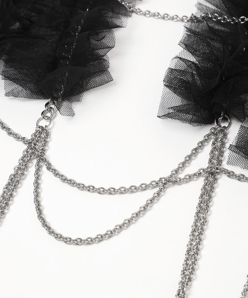 HARE（ハレ）の「フリルデザインハーネス(HARE)（サスペンダー・レディース・ホワイト/ブラック・FREE）」の18枚目の写真