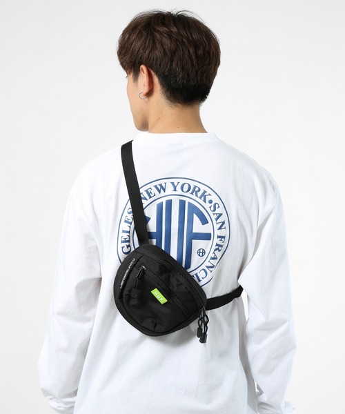 HUF（ハフ）の「BUNKER SHOULDER BAG（ショルダーバッグ・メンズ・ブラック・O/S）」の5枚目の写真