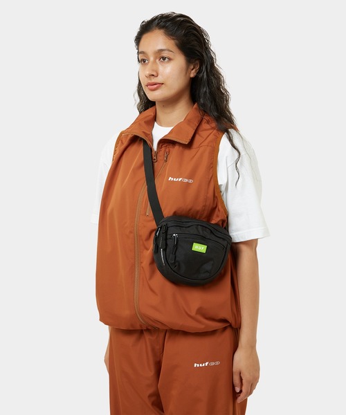HUF（ハフ）の「BUNKER SHOULDER BAG（ショルダーバッグ・メンズ・ブラック・O/S）」の7枚目の写真