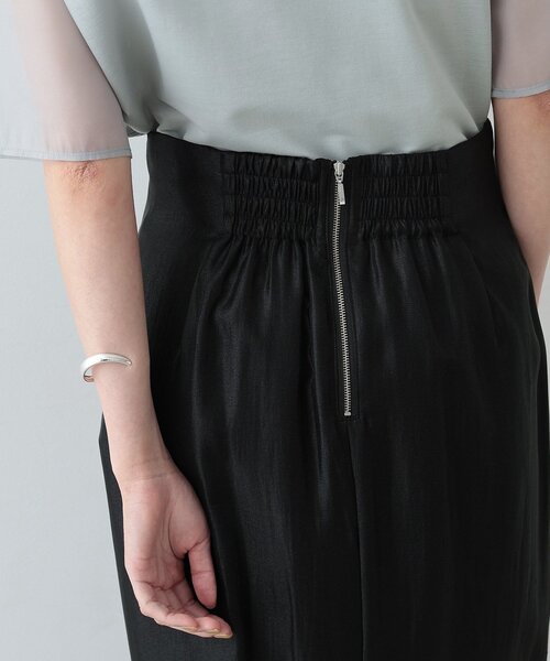 GALLEST（ギャレスト）の「◆シャインロングナロースカート（スカート・レディース・アイボリー/ブラック/ブラウン系・36/38）」の20枚目の写真