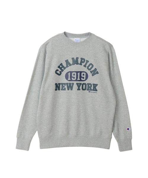 Champion（チャンピオン）の「【Champion/チャンピオン】メンズ ベーシック クルーネックスウェットシャツ（スウェット・メンズ・パープル系その他7/ネイビー/ホワイト/グレー/ブラック・LARGE/MEDIUM/X-LARGE）」の3枚目の写真
