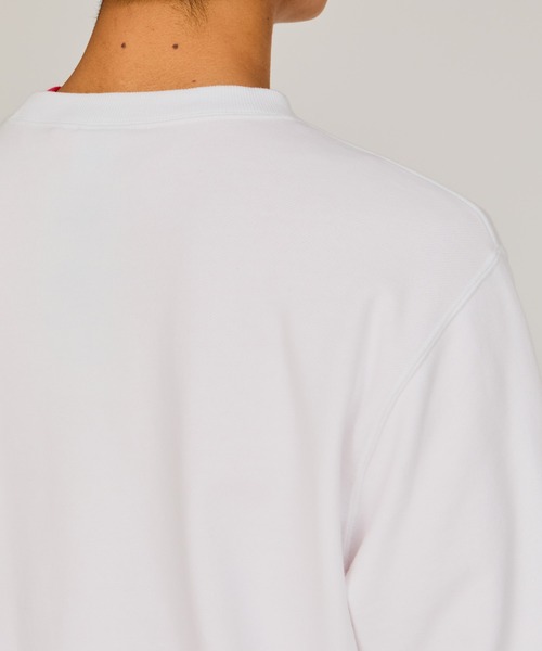 Champion（チャンピオン）の「【Champion/チャンピオン】メンズ ベーシック クルーネックスウェットシャツ（スウェット・メンズ・パープル系その他7/ネイビー/ホワイト/グレー/ブラック・LARGE/MEDIUM/X-LARGE）」の9枚目の写真