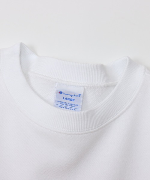 Champion（チャンピオン）の「【Champion/チャンピオン】メンズ ベーシック クルーネックスウェットシャツ（スウェット・メンズ・パープル系その他7/ネイビー/ホワイト/グレー/ブラック・LARGE/MEDIUM/X-LARGE）」の16枚目の写真