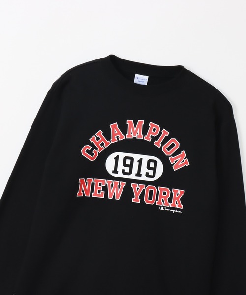 Champion（チャンピオン）の「【Champion/チャンピオン】メンズ ベーシック クルーネックスウェットシャツ（スウェット・メンズ・パープル系その他7/ネイビー/ホワイト/グレー/ブラック・LARGE/MEDIUM/X-LARGE）」の18枚目の写真