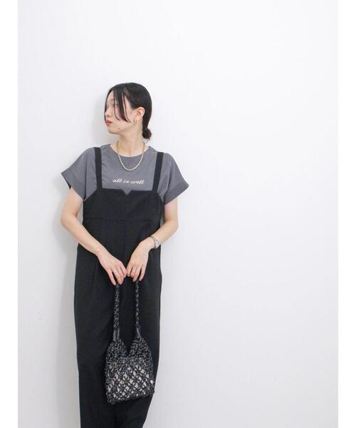Samansa Mos2 blue（サマンサモスモスブルー）の「リネンタッチ 