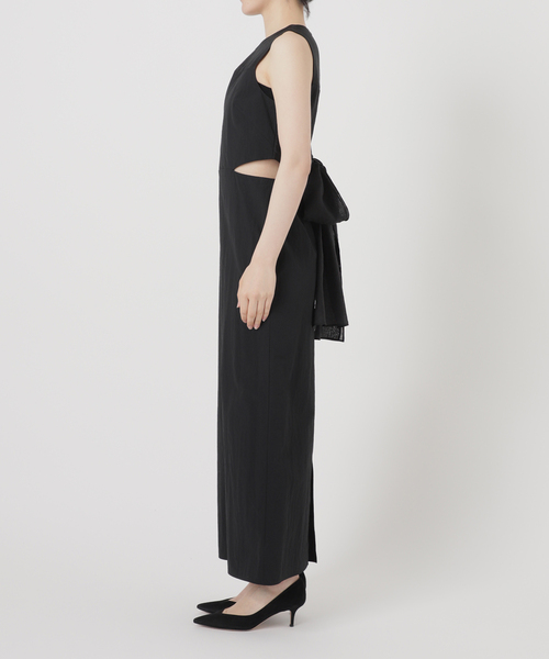 ☆新品☆IENAイエナ　Mi＊バックリボンAラインワンピース　38黒 IENA - IENA イエナ Mi * バックリボンAラインワンピースの通販