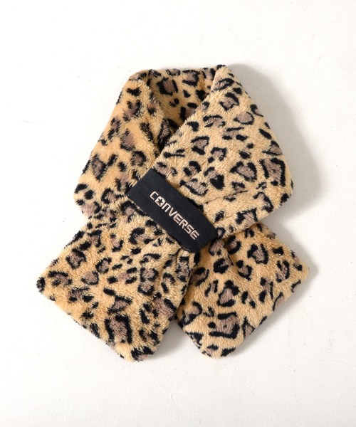 CONVERSE（コンバース）の「CONVERSE boa scarf with fleece band /マフラー/襟巻き/コンバース（マフラー・レディース・ベージュ/ベージュ系その他/ピンク/オフホワイト/グレー・FREE）」の7枚目の写真