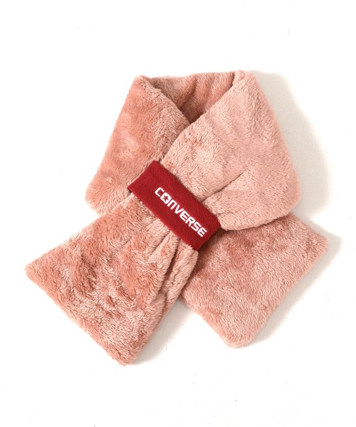CONVERSE（コンバース）の「CONVERSE boa scarf with fleece band /マフラー/襟巻き/コンバース（マフラー・レディース・ベージュ/ベージュ系その他/ピンク/オフホワイト/グレー・FREE）」の13枚目の写真