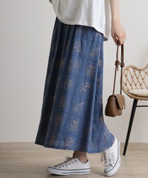 EMAGO 透かし花刺繍スカート
