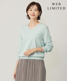 【ご好評につき新色追加!・WEB限定カラーあり・洗える】PRINCE Vネック ニット