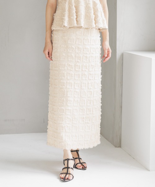 mysty woman(ミスティウーマン)の「アソートナロースカート 140929(スカート・レディース・グレー/チャコールグレー/ライトベージュ/ブラウン・FREE)」の1枚目の写真