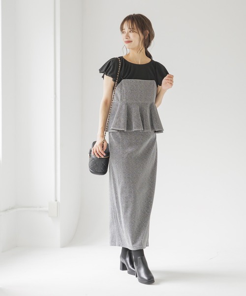 mysty woman(ミスティウーマン)の「アソートナロースカート 140929(スカート・レディース・グレー/チャコールグレー/ライトベージュ/ブラウン・FREE)」の8枚目の写真