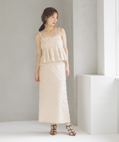 mysty woman(ミスティウーマン)の「アソートナロースカート 140929(スカート・レディース・グレー/チャコールグレー/ライトベージュ/ブラウン・FREE)」の5枚目の写真