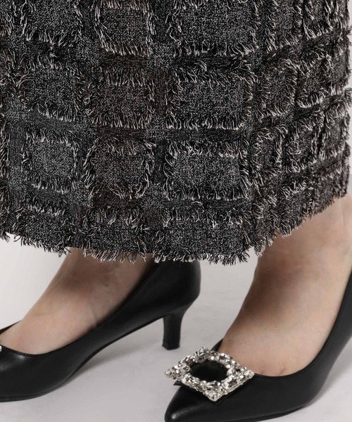 mysty woman(ミスティウーマン)の「アソートナロースカート 140929(スカート・レディース・グレー/チャコールグレー/ライトベージュ/ブラウン・FREE)」の16枚目の写真