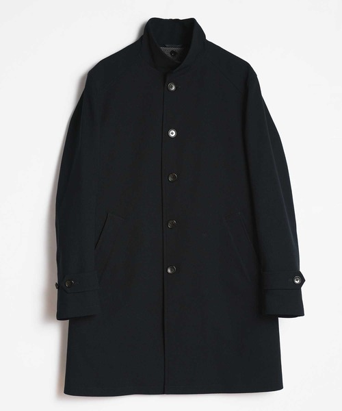 メランジストレッチカルゼスタンドカラーコート <ライナー着脱>（ステンカラーコート）｜UNION STATION（ユニオンステーション）