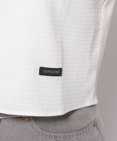 3.3 Field Trip （3.3フィールドトリップ）の「3.3 Field Trip／ドロストリボンシャツ（シャツ/ブラウス・レディース・ホワイト/ネイビー/ライトグリーン・FREE）」の16枚目の写真