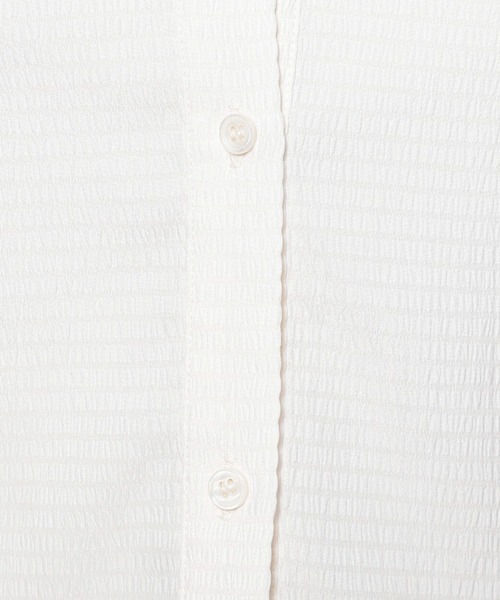 3.3 Field Trip （3.3フィールドトリップ）の「3.3 Field Trip／ドロストリボンシャツ（シャツ/ブラウス・レディース・ホワイト/ネイビー/ライトグリーン・FREE）」の13枚目の写真