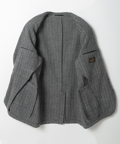 MEN'S BIGI（メンズビギ）の「ウールダンブラーワッシャージャケット（その他アウター・メンズ・グリーン/グレー・03/02/01/04）」の6枚目の写真