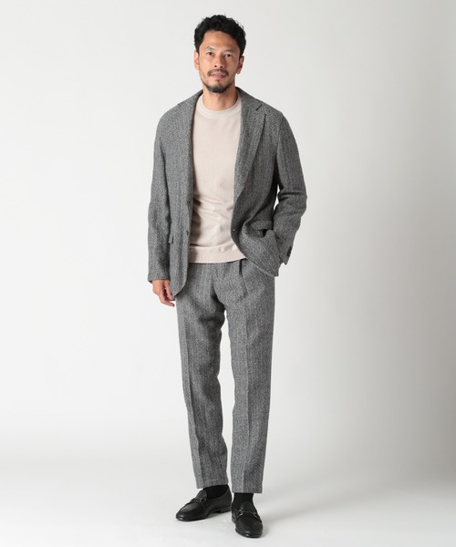 MEN'S BIGI（メンズビギ）の「ウールダンブラーワッシャージャケット（その他アウター・メンズ・グリーン/グレー・03/02/01/04）」の13枚目の写真