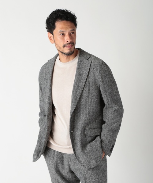 MEN'S BIGI（メンズビギ）の「ウールダンブラーワッシャージャケット（その他アウター・メンズ・グリーン/グレー・03/02/01/04）」の18枚目の写真