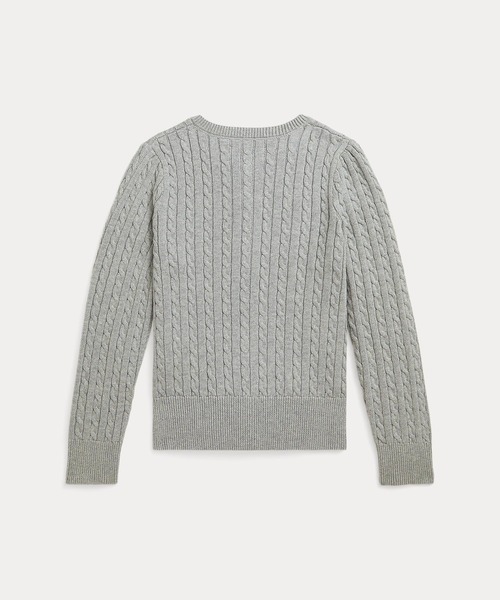 ミニ ケーブル コットン カーディガン（カーディガン/ボレロ）｜POLO