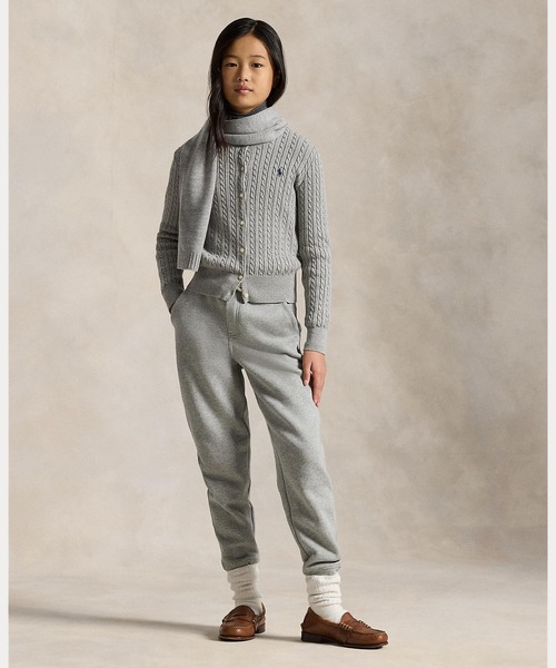 ミニ ケーブル コットン カーディガン（カーディガン/ボレロ）｜POLO