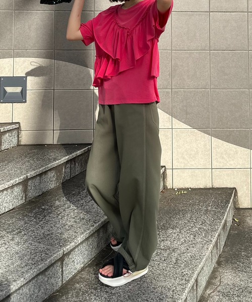 イタリア製NANA ITALIAN HEARTフリル装飾TシャツカットソーL/M New Fall Winter 2024 collection 25 ‐ Page 2 ‐ nanà italian heart