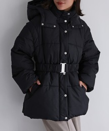 Riberry | ベルト付きマルチWAY中綿ミドルダウン(ダウンジャケット/コート)